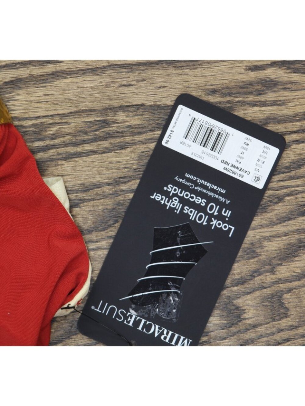 Miraclesuit Scoop Neck Underwire Tankini Top 6518826W Cayenne Red 16W - Picture 4 of 9